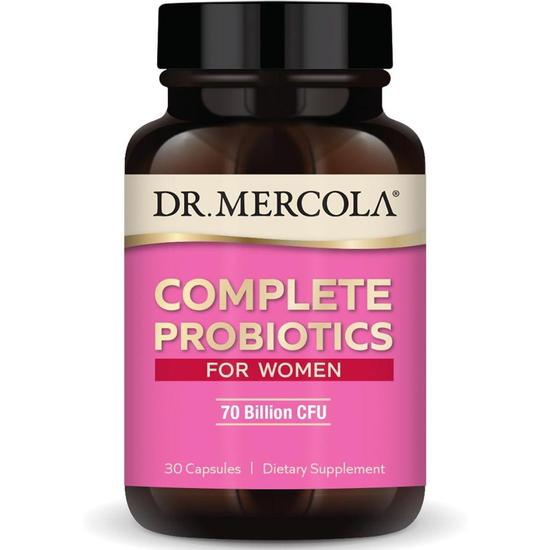 Dr. Mercola Complete Probiotics For Women 70bn CFU Capsules 30 Capsules