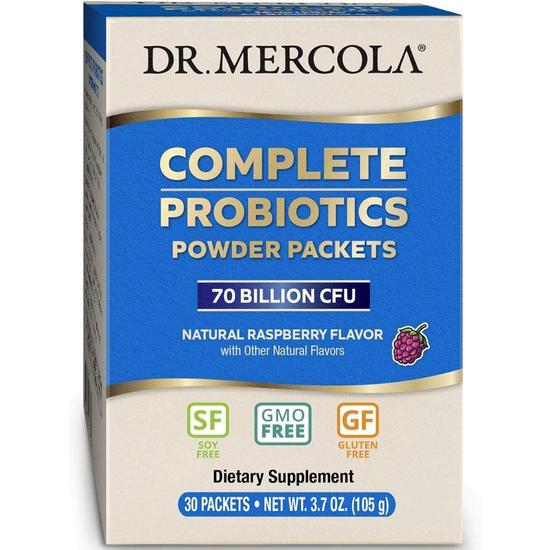 Dr. Mercola Complete Probiotics Powder Packets 70bn CFU Sachets 30 Sachets