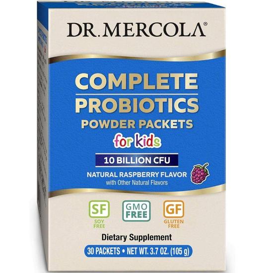Dr. Mercola Complete Probiotics Powder Packets For Kids 10bn CFU Sachets