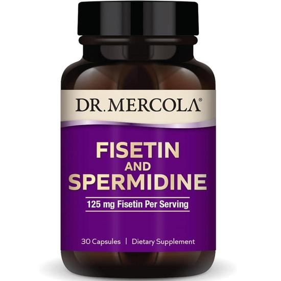 Dr. Mercola Fisetin & Spermidine Capsules 30 Capsules