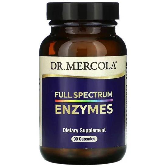 Dr. Mercola Full Spectrum Enzymes Capsules 90 Capsules
