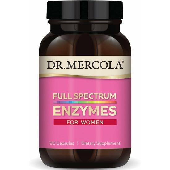 Dr. Mercola Full Spectrum Enzymes For Women Capsules 90 Capsules
