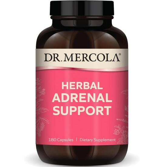 Dr. Mercola Herbal Adrenal Support Capsules 180 Capsules