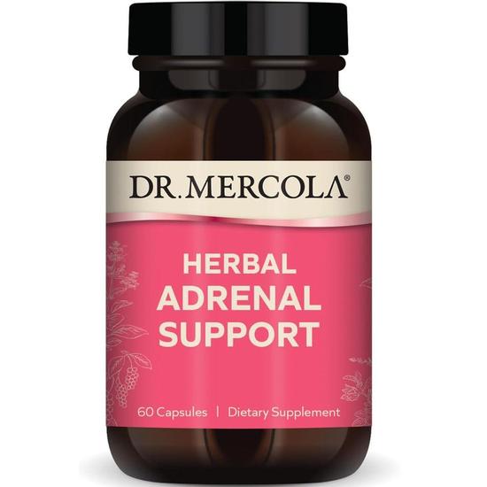 Dr. Mercola Herbal Adrenal Support Capsules 60 Capsules