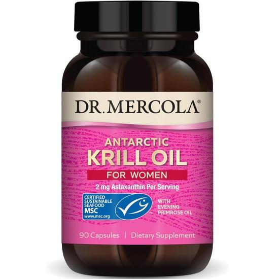 Dr. Mercola Krill Oil For Women Capsules 90 Capsules