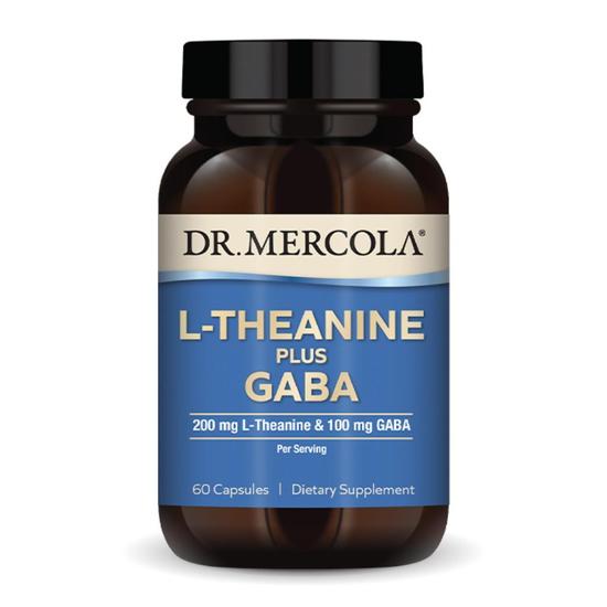Dr. Mercola L-Theanine Plus GABA Capsules 60 Capsules