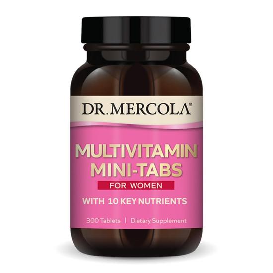 Dr. Mercola Multivitamin Mini-Tabs For Women 300 Tablets