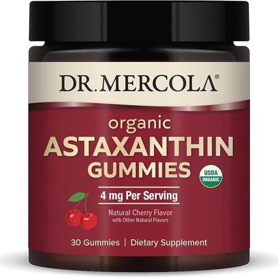 Dr. Mercola Organic Astaxanthin Cherry Gummies 30 Gummies