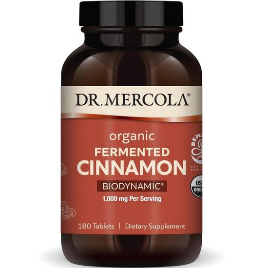 Dr. Mercola Organic Biodynamic Cinnamon Tablets 180 Tablets