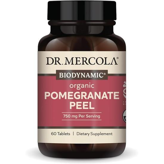 Dr. Mercola Organic Biodynamic Pomegranate Peel Tablets 60 Tablets