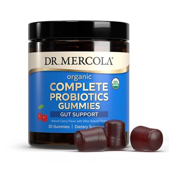 Dr. Mercola Organic Complete Probiotics Cherry Gummies 30 Gummies