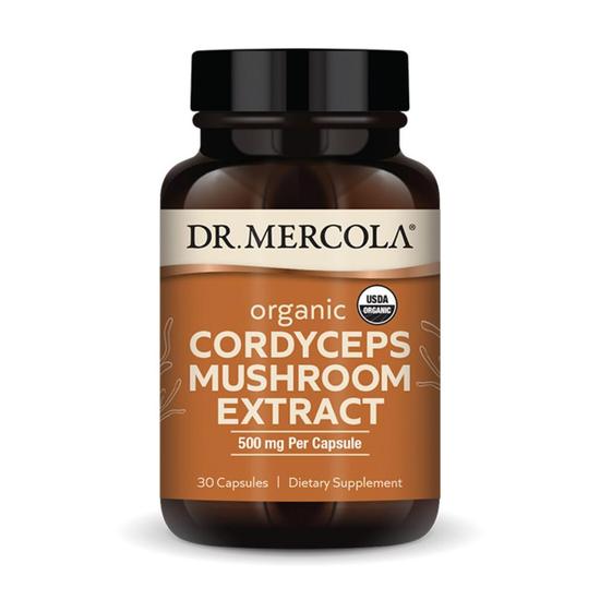 Dr. Mercola Organic Cordyceps Mushroom Extract Capsules