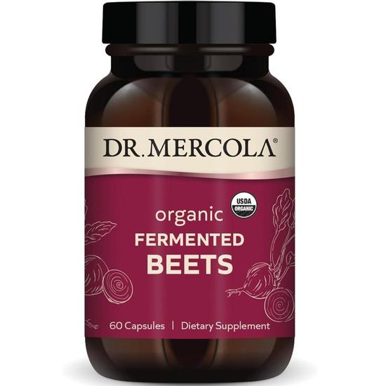 Dr. Mercola Organic Fermented Beets Capsules 60 Capsules