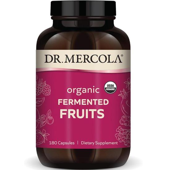 Dr. Mercola Organic Fermented Fruits Capsules 180 Capsules