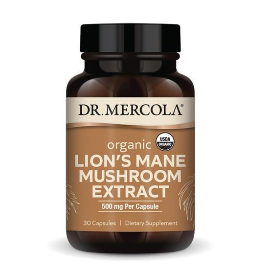 Dr. Mercola Organic Lion's Mane Mushroom Extract Capsules