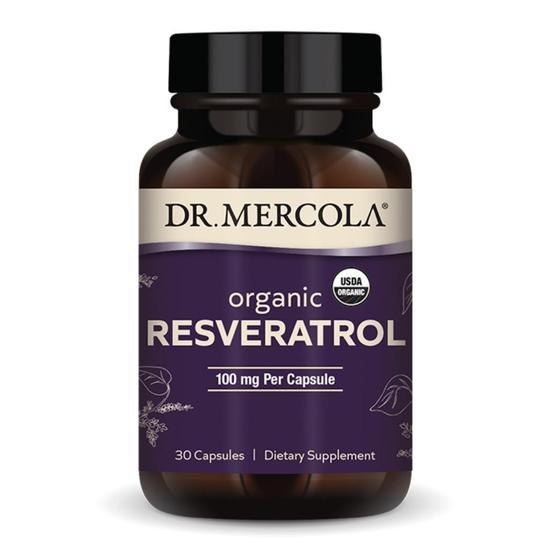 Dr. Mercola Organic Resveratrol Capsules 30 Capsules