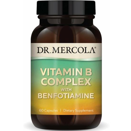 Dr. Mercola Vitamin B Complex Capsules 60 Capsules