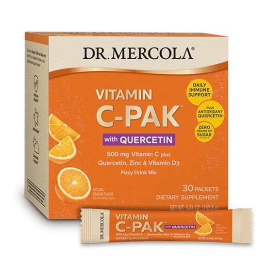 Dr. Mercola Vitamin C-PAK With Quercetin Sachets 30 Sachets