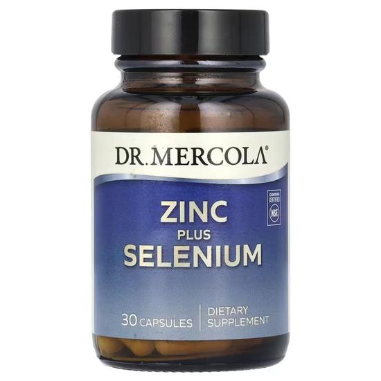 Dr. Mercola Zinc Plus Selenium Capsules
