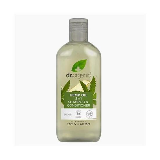 Dr. Organic Bioactive Hair Care Hemp Oil 2 In 1 Shampoo & Conditioner 265ml