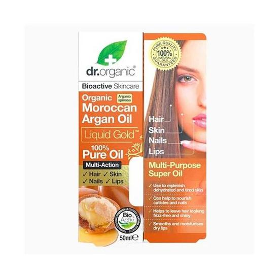 Dr. Organic Bioactive Skin Care Organic Moroccan Argan Multi Purpose Pure Oil 50ml
