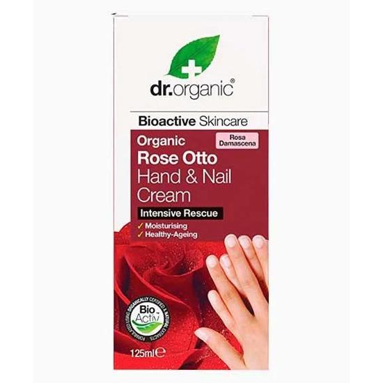 Dr. Organic Bioactive Skin Care Organic Rose Otto Hand & Nail Cream 125ml