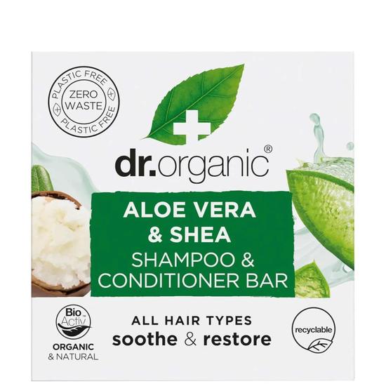 Dr. Organic dr.organic Aloe & Shea Shampoo & Conditioner Bar
