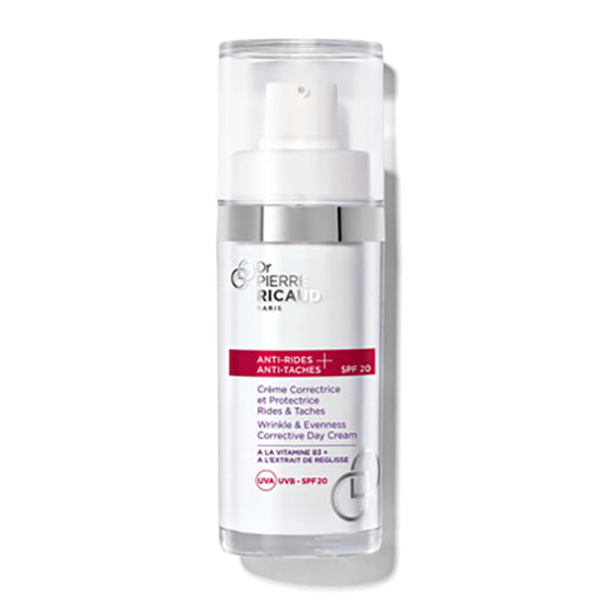 Dr Pierre Ricaud Anti-Wrinkle + Anti-Spots Wrinkle & Eveness Corrective Day Cream SPF 20 30ml