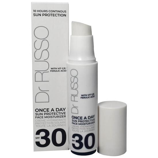 Dr Russo Once A Day Sun Protective Face Moisturiser SPF30 15ml