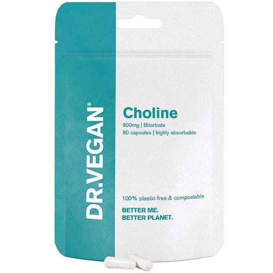 Dr Vegan Choline Bitartrate 600mg Capsules