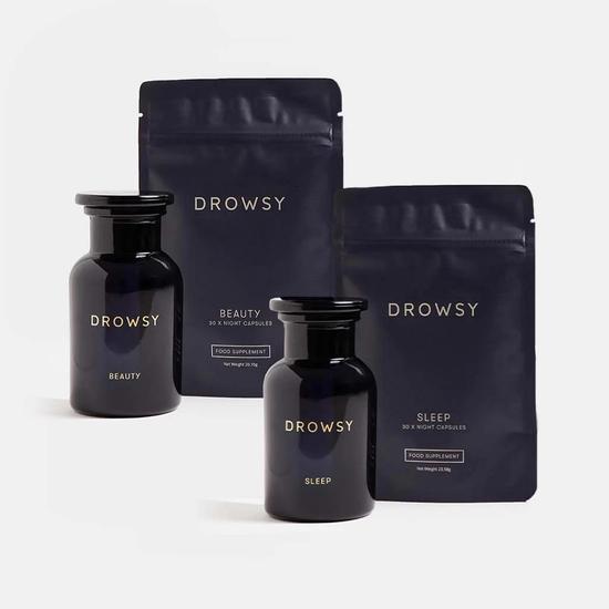 Drowsy Supplements Beauty Sleep Clinic 30x Sleep Capsules + 30x Beauty Capsules