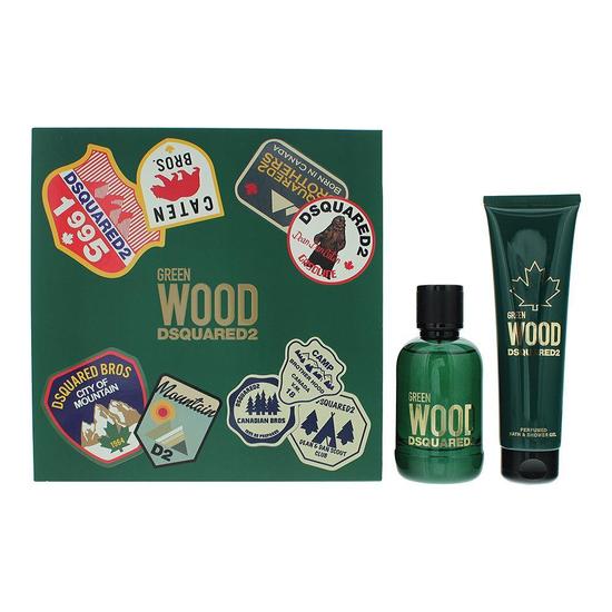 Dsquared2 Green Wood 2 Piece Eau De Toilette Gift Set