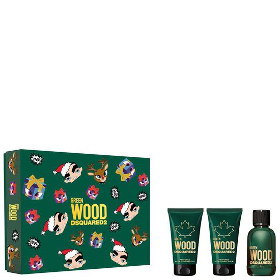 Dsquared2 Green Wood Eau De Toilette Spray Gift Set 50ml