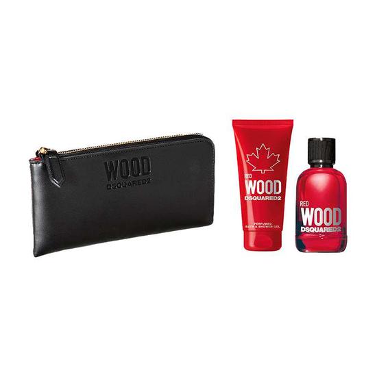 Dsquared2 Red Wood Eau De Toilette Spray Gift Set 100ml