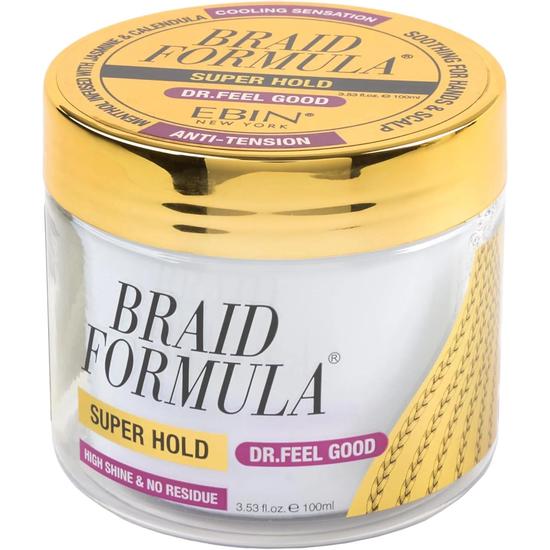 Ebin New York Braid Formula Anti Tension Super Hold 100ml