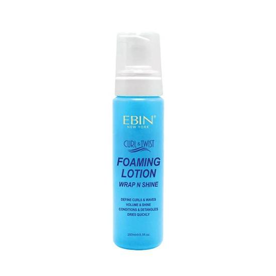 Ebin New York Curl & Twist Foaming Lotion Wrap N Shine