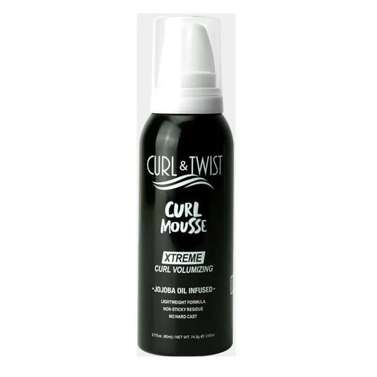 Ebin New York Curl & Twist Xtreme Curl Volumising Curl Mousse 80ml