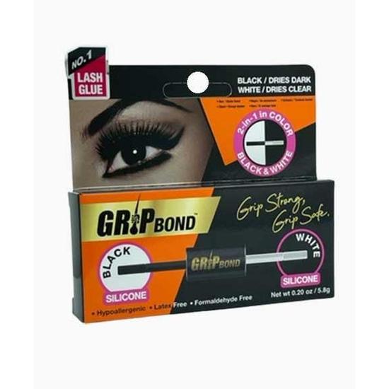 Ebin New York Grip Bond 2-in-1 Black & White Silicon Eyelash Adhesive
