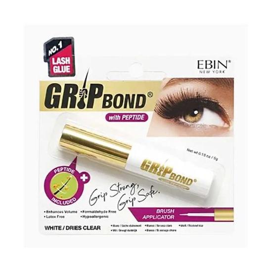 Ebin New York Grip Bond Peptide White Lash Glue