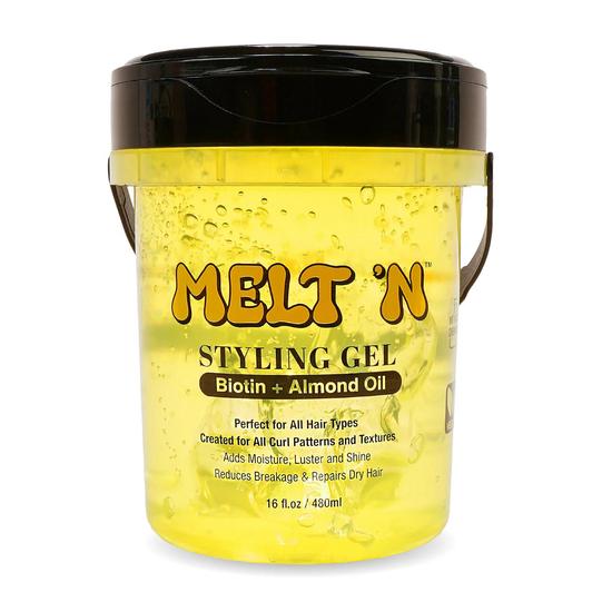 Ebin New York Melt N Biotin Almond Oil Styling Gel 480ml