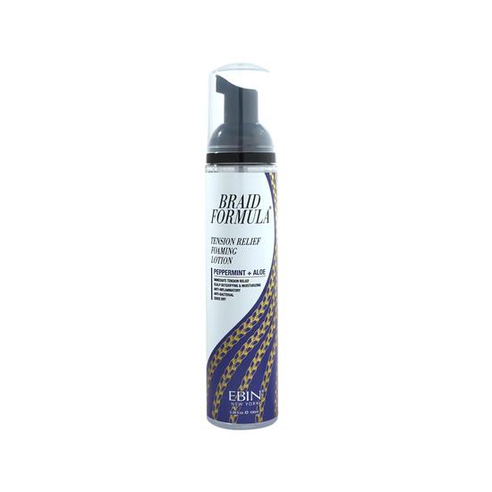 Ebin New York NewYork Braid Formula Tension Relief Foaming Lotion Peppermint & Aloe