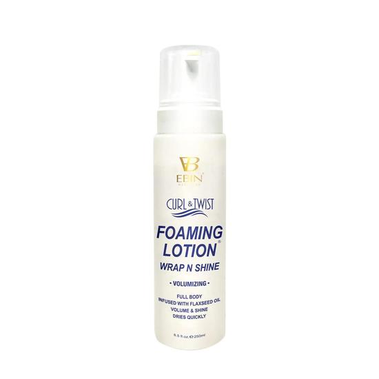 Ebin New York NewYork Curl & Twist Foaming Lotion Wrap & Shine Volumising 250ml