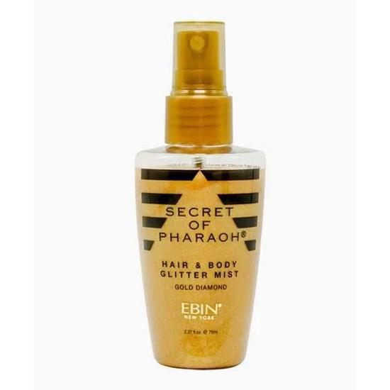 Ebin New York Secret Of Pharaoh Hair & Body Glitter Mist Gold Dimond