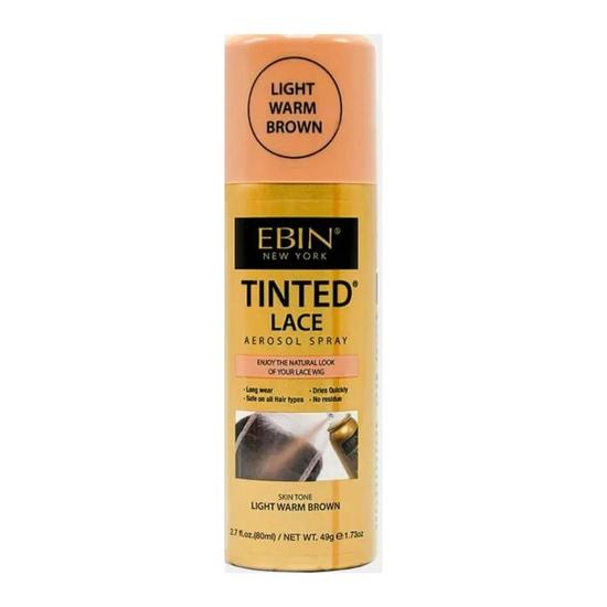 Ebin New York Tinted Lace Aerosol Spray Medium Brown 80ml