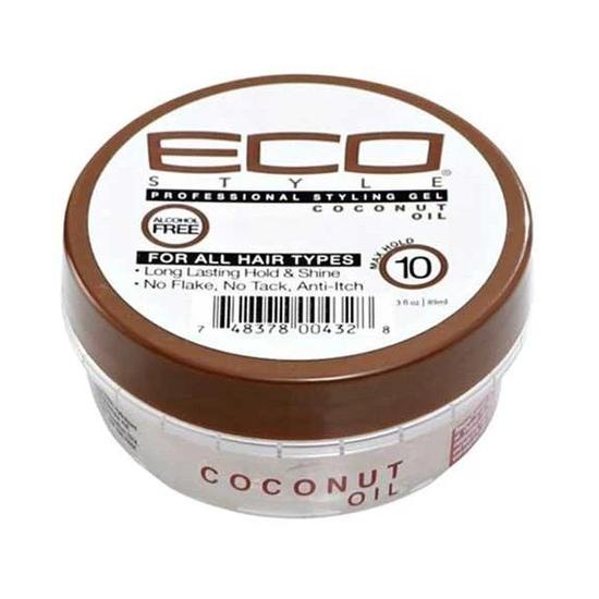 Eco Style Styling Coconut Oil Hair Gel Max Hold 89ml