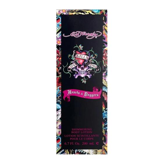 Ed Hardy Hearts & Daggers Femme Shimmering Body Lotion