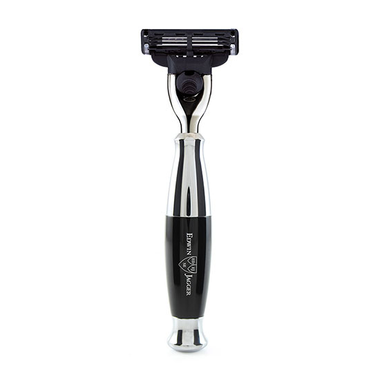 Edwin Jagger Ebony & Chrome Match 3 Razor