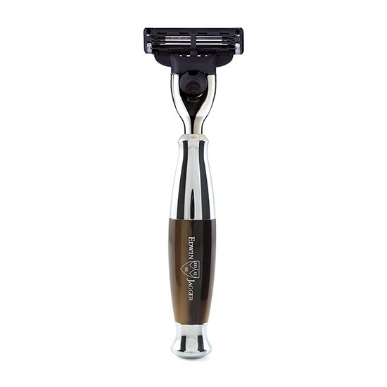 Edwin Jagger Horn & Chrome Mach 3 Razor