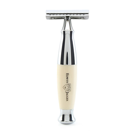 Edwin Jagger Ivory & Chrome DE Safety Razor