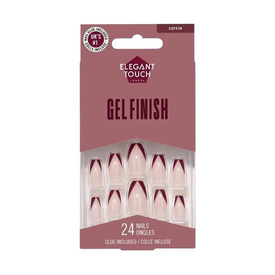 Elegant Touch Gel Finish Tips Heated